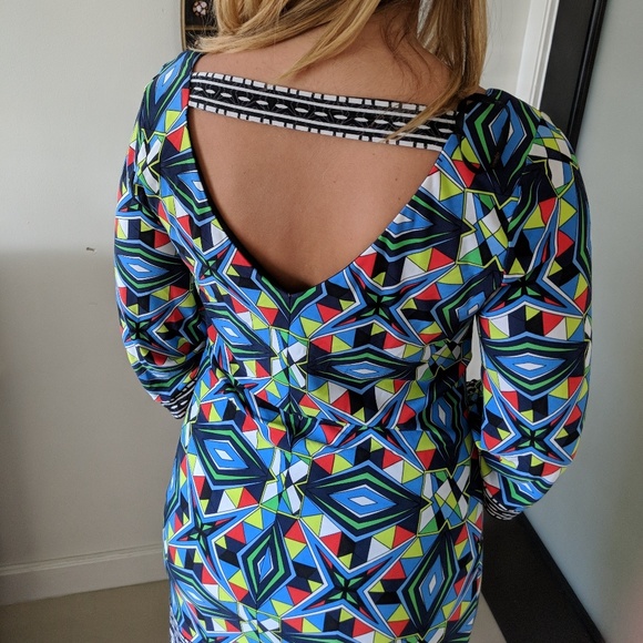 LAUNDRY Abstract Print Dress - Picture 4 of 7